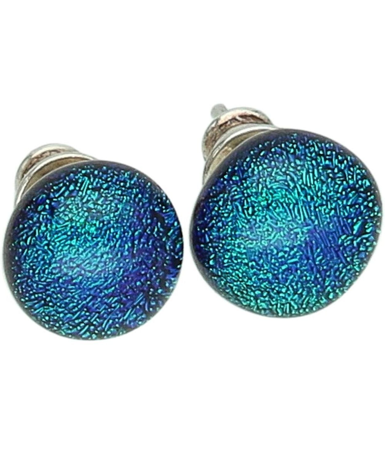 Srebrne kolczyki Murano 79 z niebieskim szkłem weneckim 925 (1).jpg